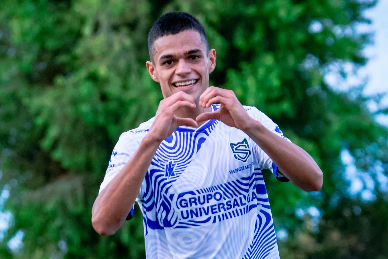 Felipe Licona, autor del gol del Saltillo Soccer ante Irritilas.